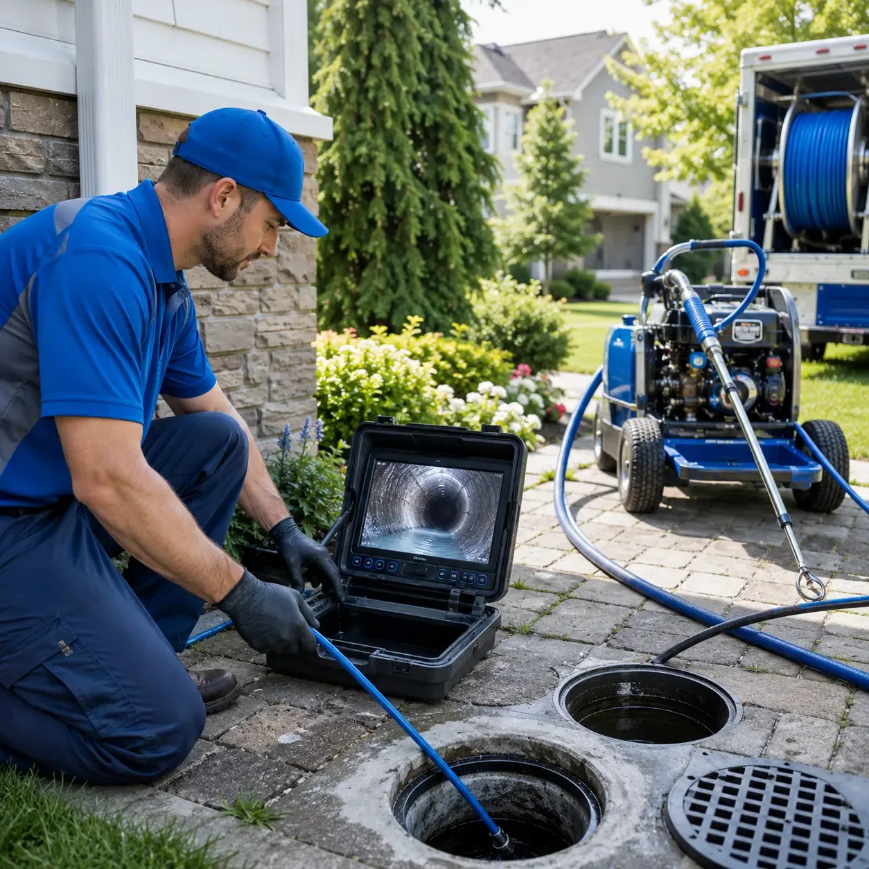 Outdoor drain cleaning professionals serving Hope, MI