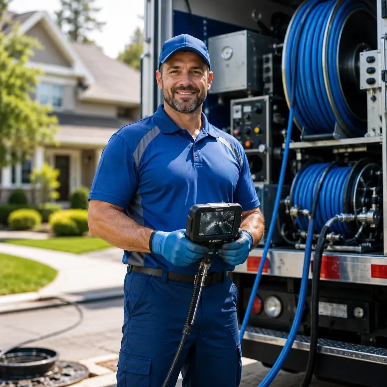 Local outdoor drain cleaning specialists in Hope, MI